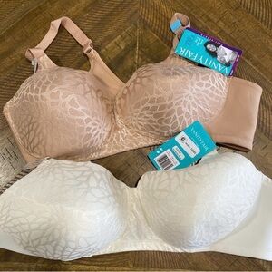 2 Vanity Fair Bras 42C NWT
